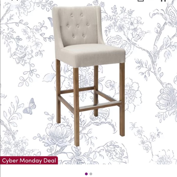 Wayfair Avah Barstool by Kelly Clarkson SET OF TWO - Picture 1 of 1